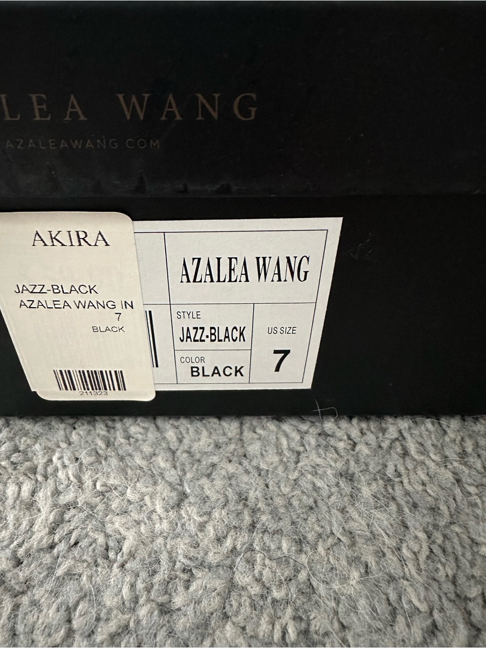 AKIRA Black Pointed Jeweled Ankle-Strap Stiletto Pumps - Picture 6 of 6